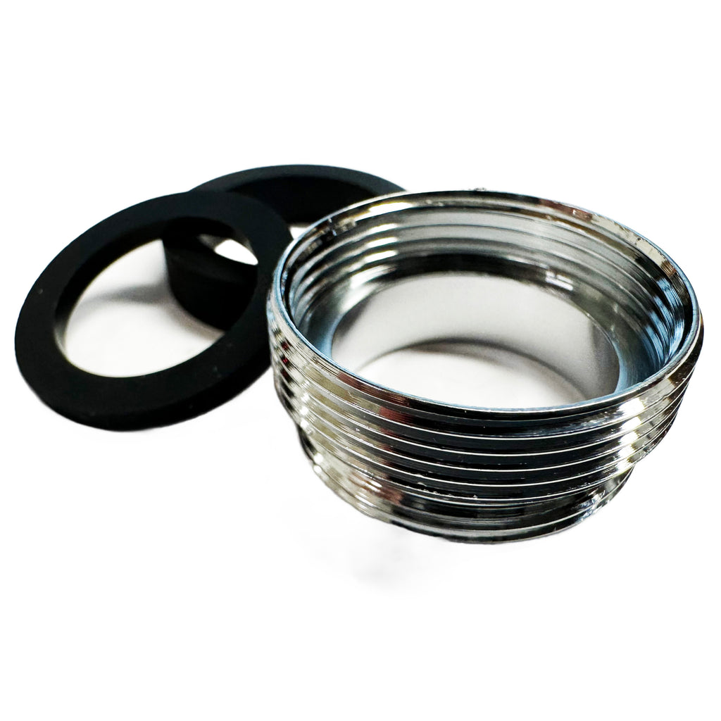 Adapter: 22mm female and 24mm male to 22mm (55/64