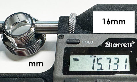 Adapter: 16mm male by 55/64