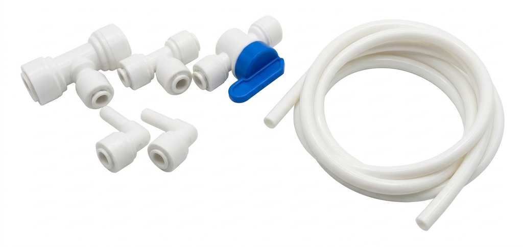 Refrigerator water line branch kit