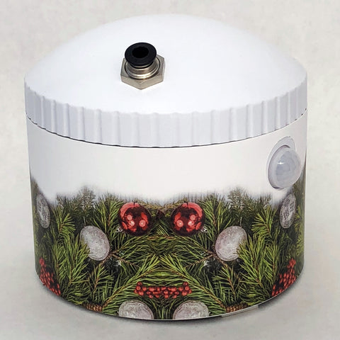 DecoWrap - Christmas Garland Red Silver - DW-0011